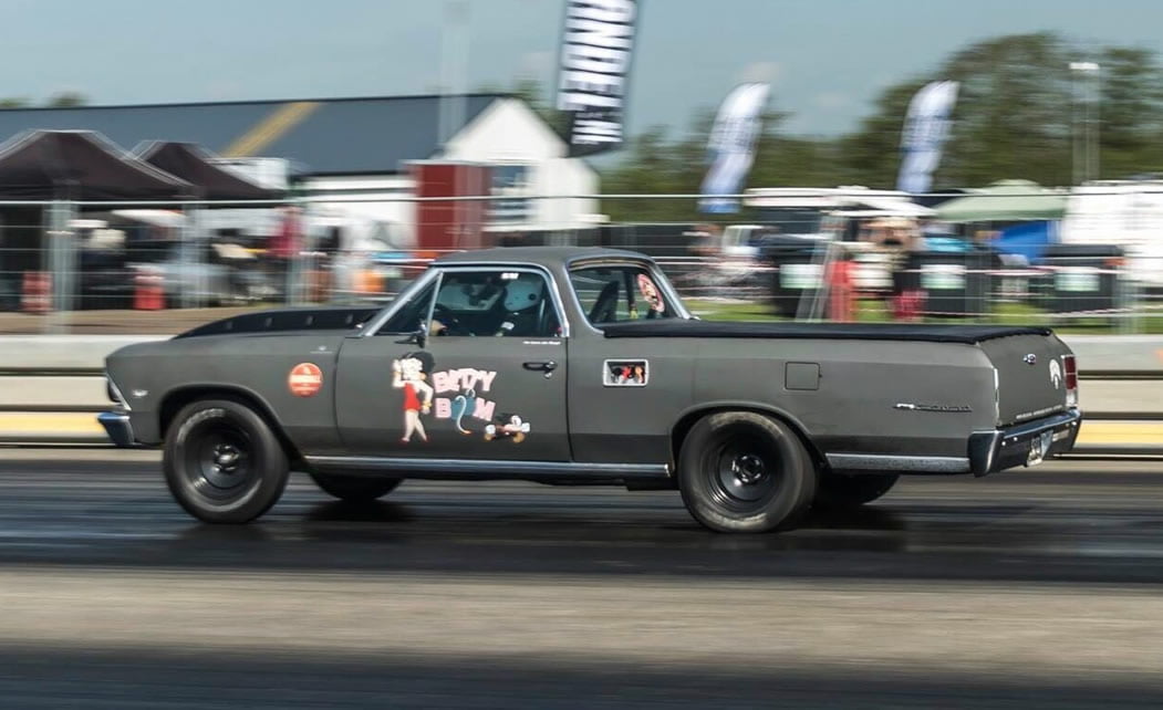 Chevrolet El Camino Dragrace auto 383 stroker Drachten