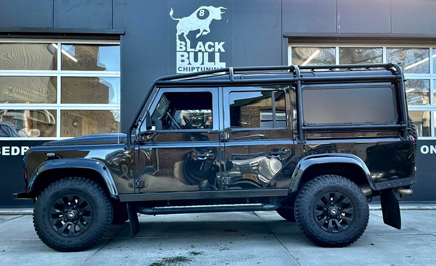 Te koop 2016 Land Rover Defender diesel black zwart 4x4 grijs kenteken