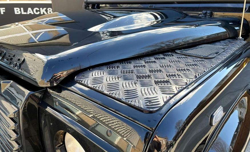 Te koop 2016 Land Rover Defender diesel black zwart 4x4 grijs kenteken