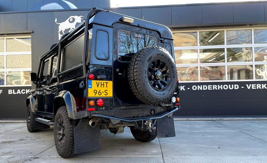 Te koop 2016 Land Rover Defender diesel black zwart 4x4 grijs kenteken