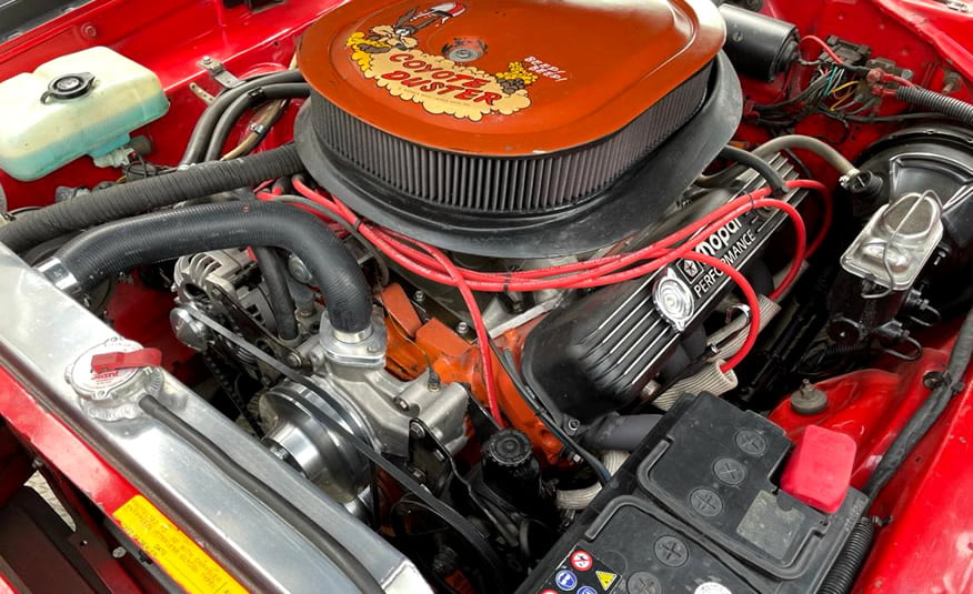Mopar Plymouth Dodge 440 big block opgevoerd
