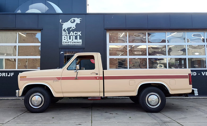 Ford F250 met Edelbrock