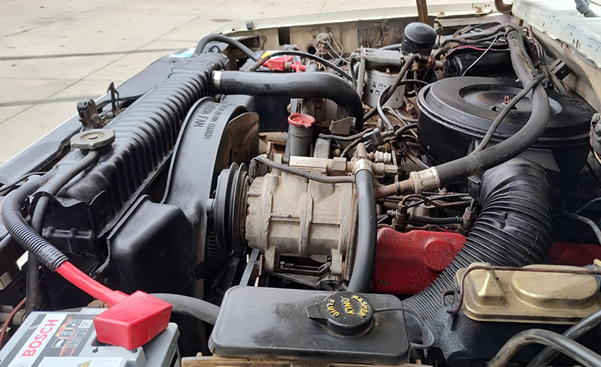 Bullnose Ford diesel motor