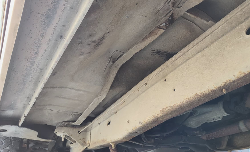 Bodem Ford F250 oldtimer zonder roest uit de VS