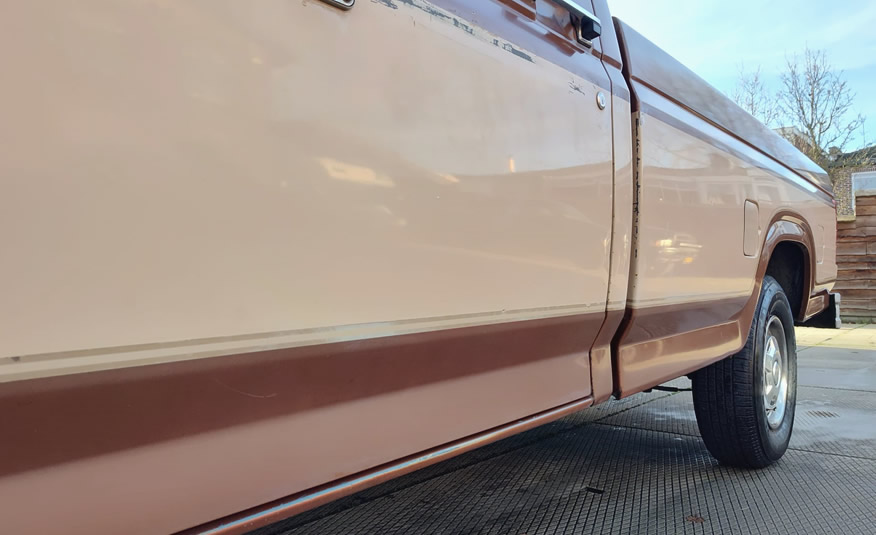 Exterieur detail Ford F150 klassieke pickup