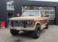 Ford F250 6.9 IDI diesel V8 motorkap en grille detail