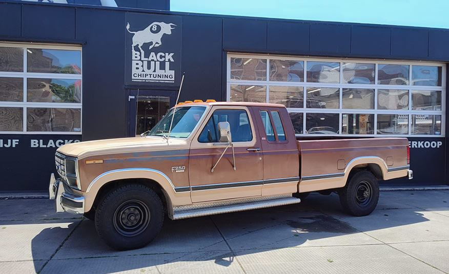 Roestvrije pickup oldtimer Ford