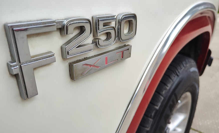originele F-250 XLT Lariat badge